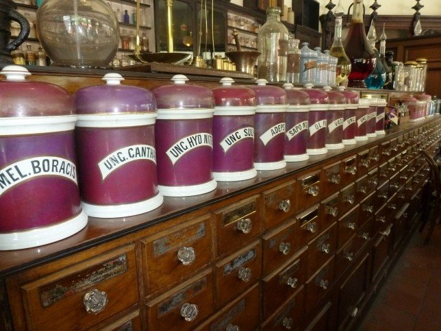 In the Pharmacy in Blists Hill Victorian Town with Kids www.extraordinarychaos.com In the Pharmacy in Blists Hill Victorian Town with Kids www.extraordinarychaos.com