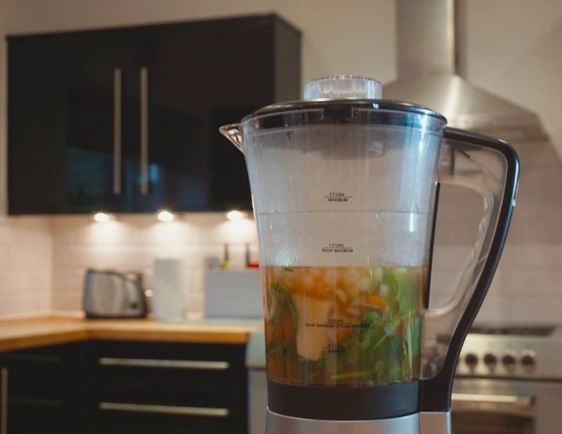 Quick and Easy Low Fat Carrot and Coriander Soup, cooked in my Judge Soup Maker