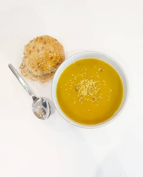 Quick and Easy Low Fat Carrot and Coriander Soup, cooked in my Judge Soup Maker