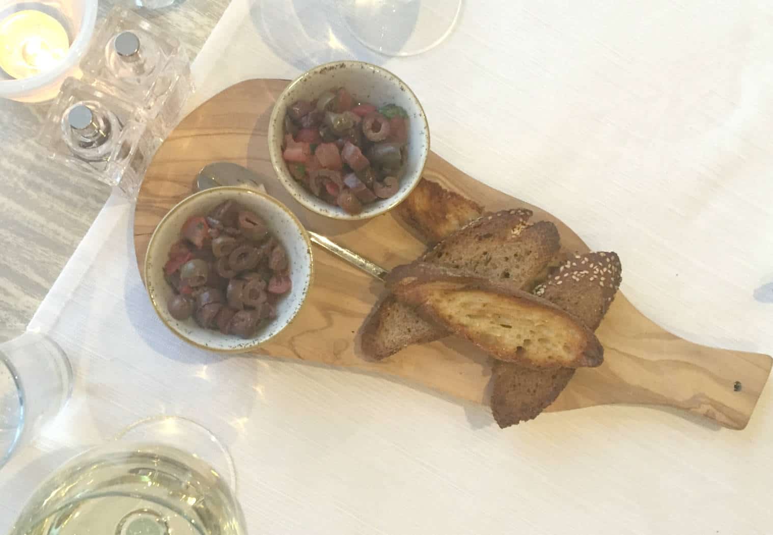 Food in the Italian Restaurant
