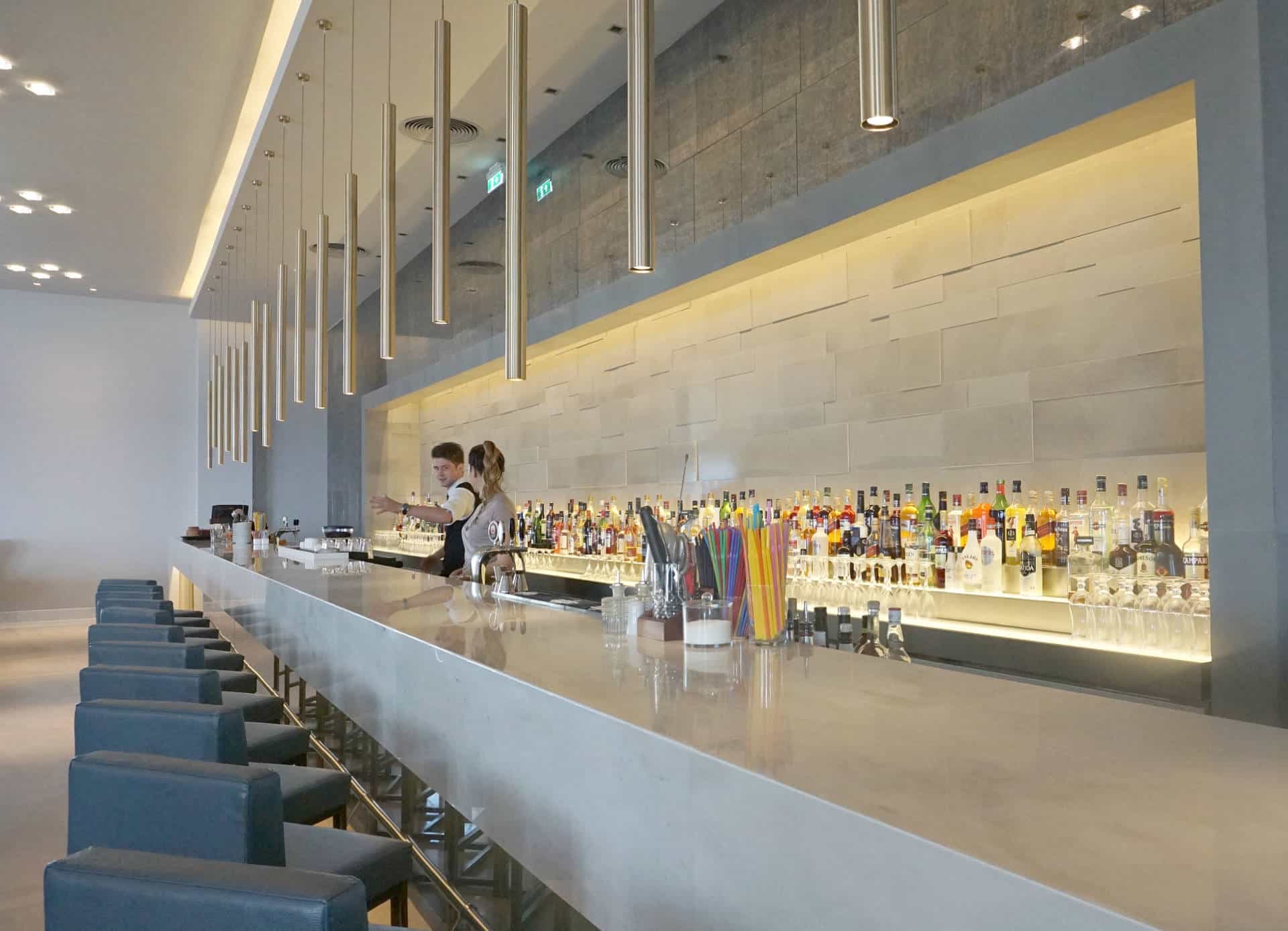 Bar area at Ikos Oceania