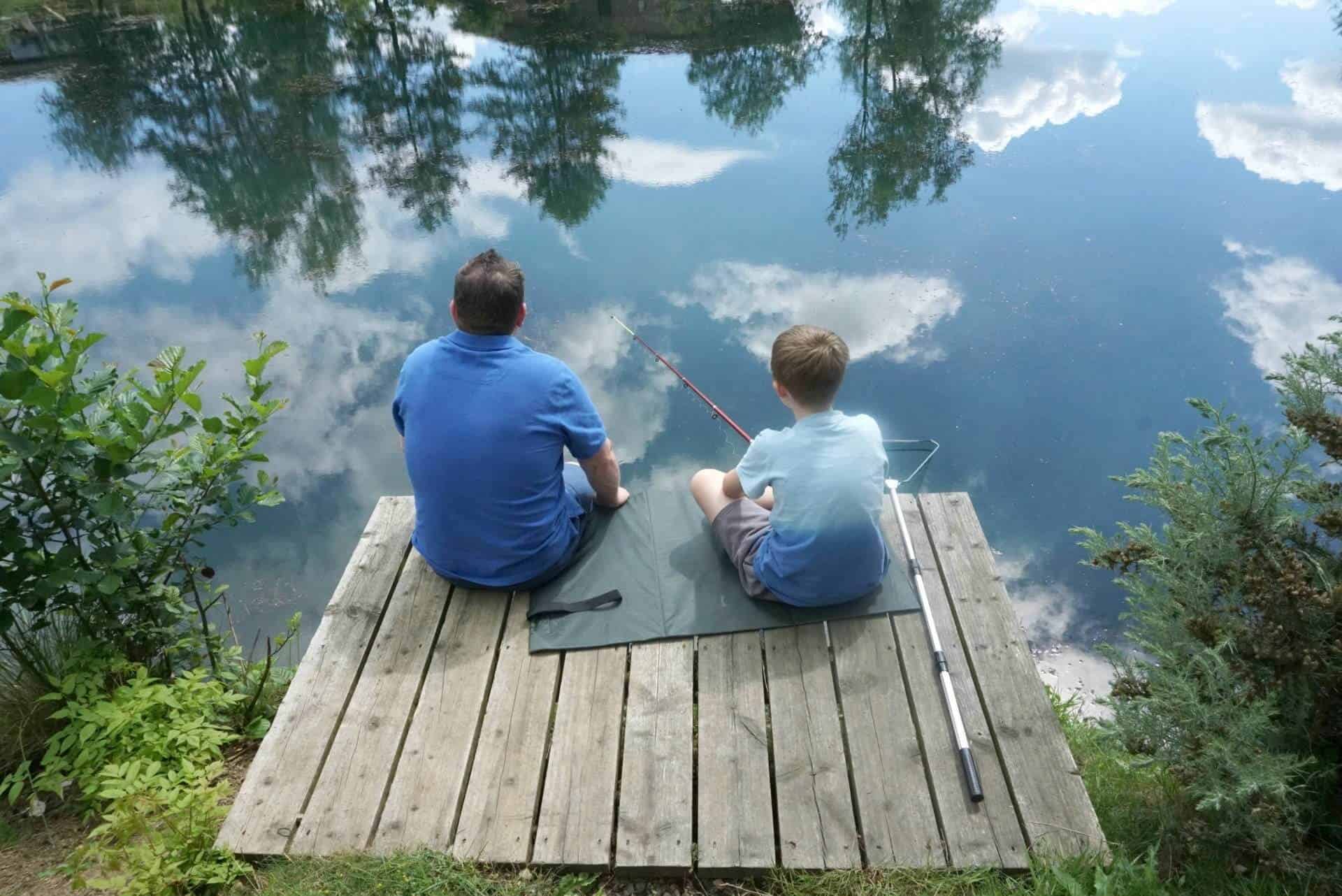 Fishing At Brompton Lakes c