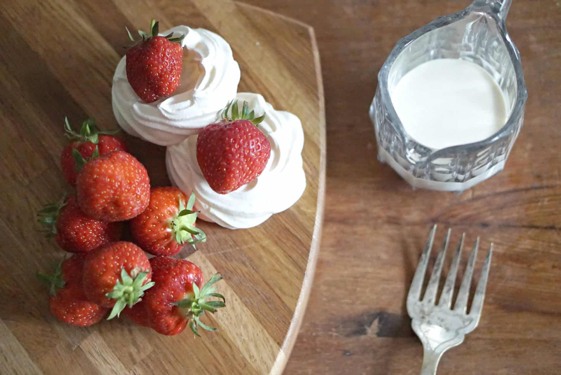 Strawberries and Cream Cocktails