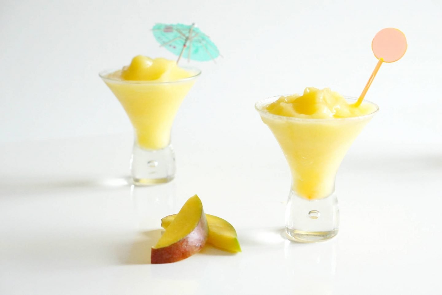 Frozen Mango Daiquiri Cocktail, a delicious frozen cocktail, from my list of easy summer cocktail recipes