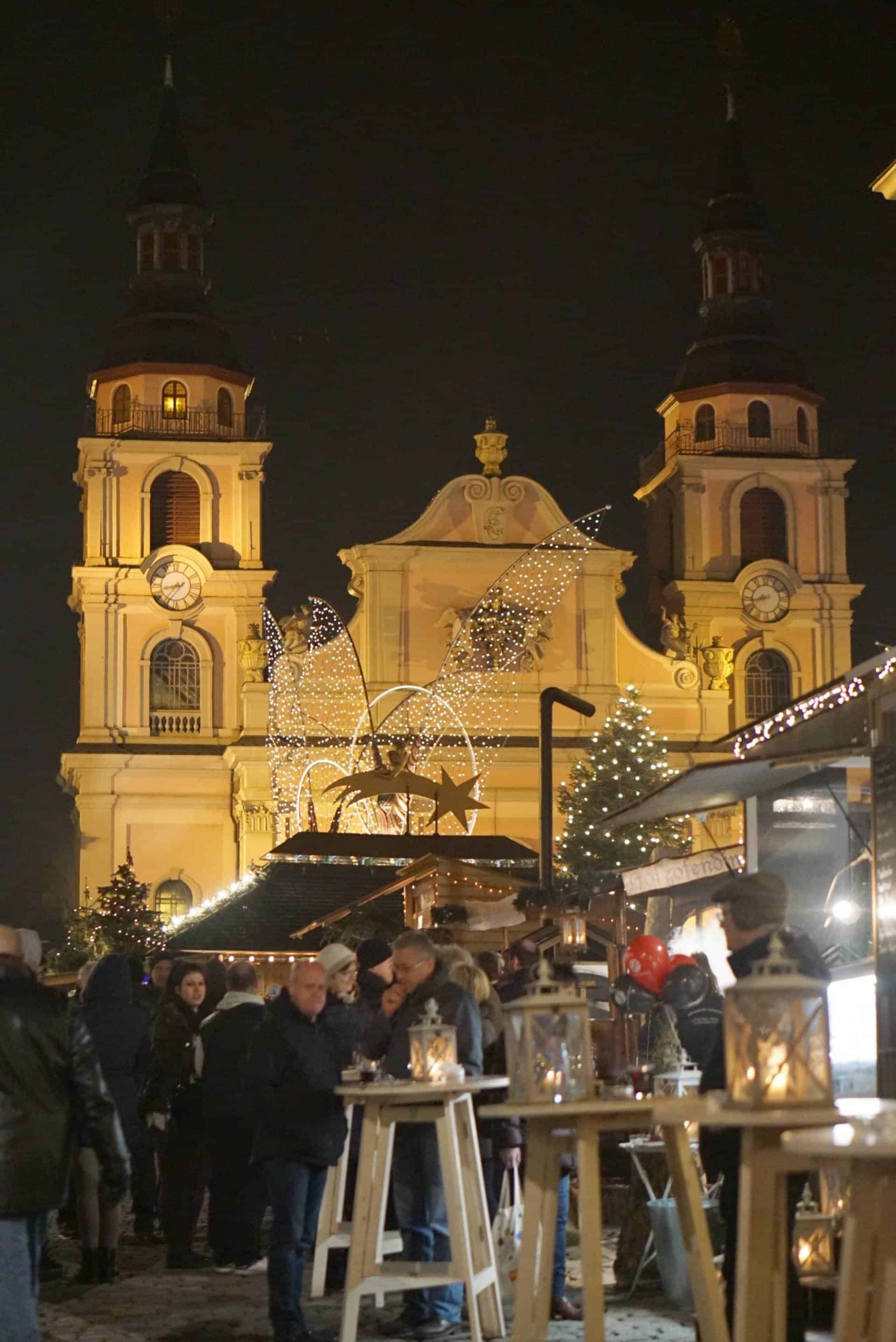 The town square at Ludwigsberg Stuttgart