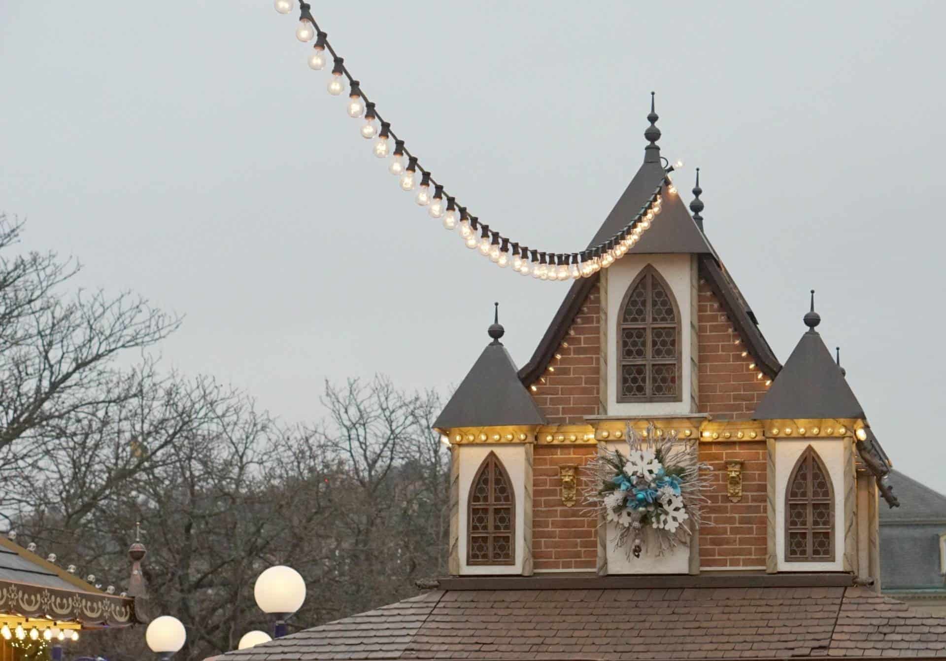 Lights in a festive Market