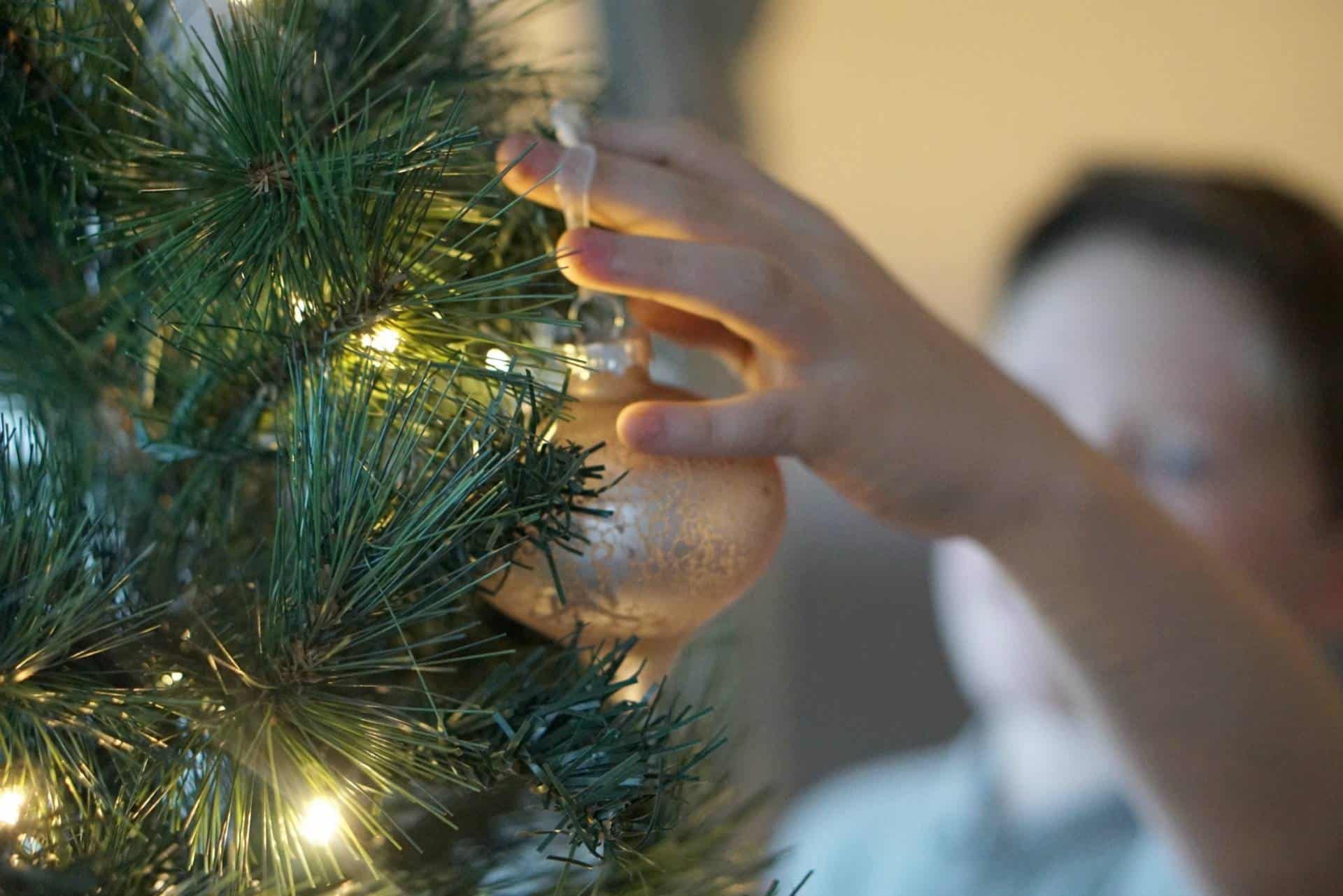 Decorating The Christmas Tree With Homebase