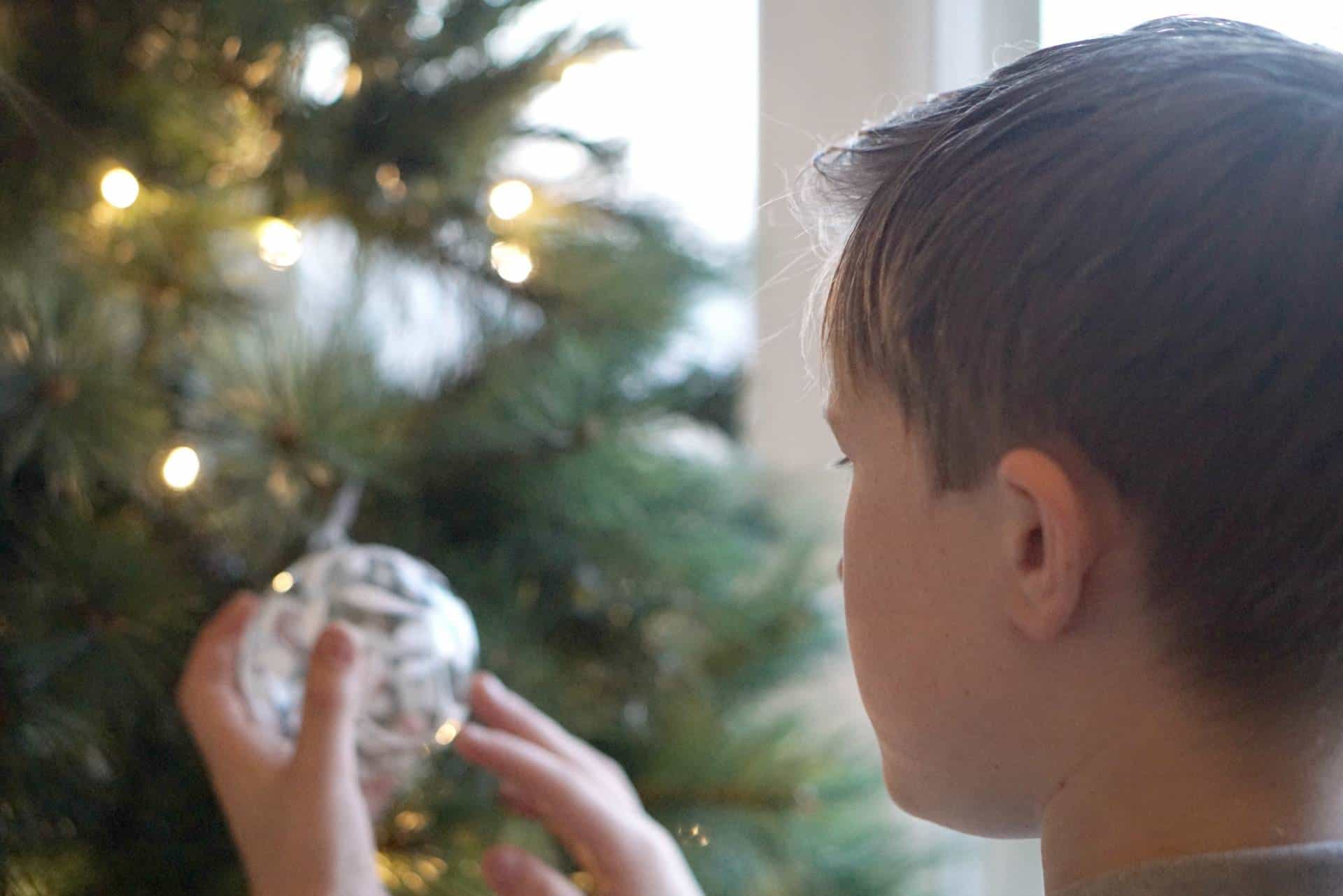 Decorating The Christmas Tree With Homebase