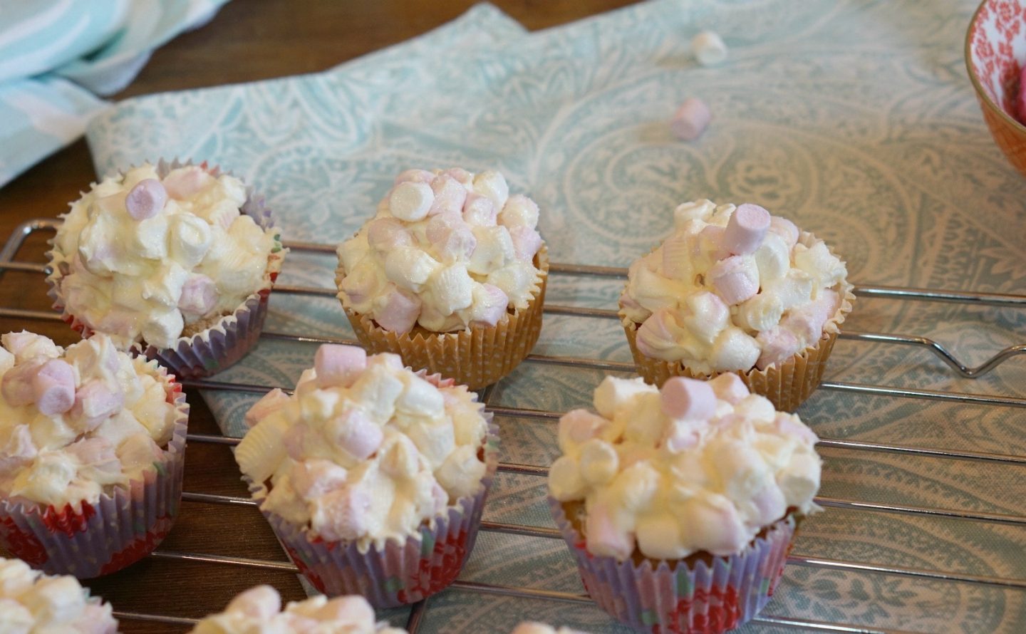 Home Made Delicious Marshmallow Cupcakes