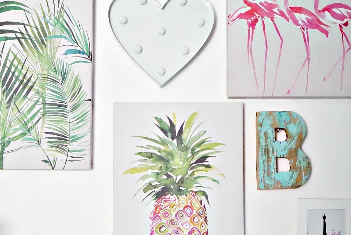 Adding An Art Wall And A Little Colour With Wayfair
