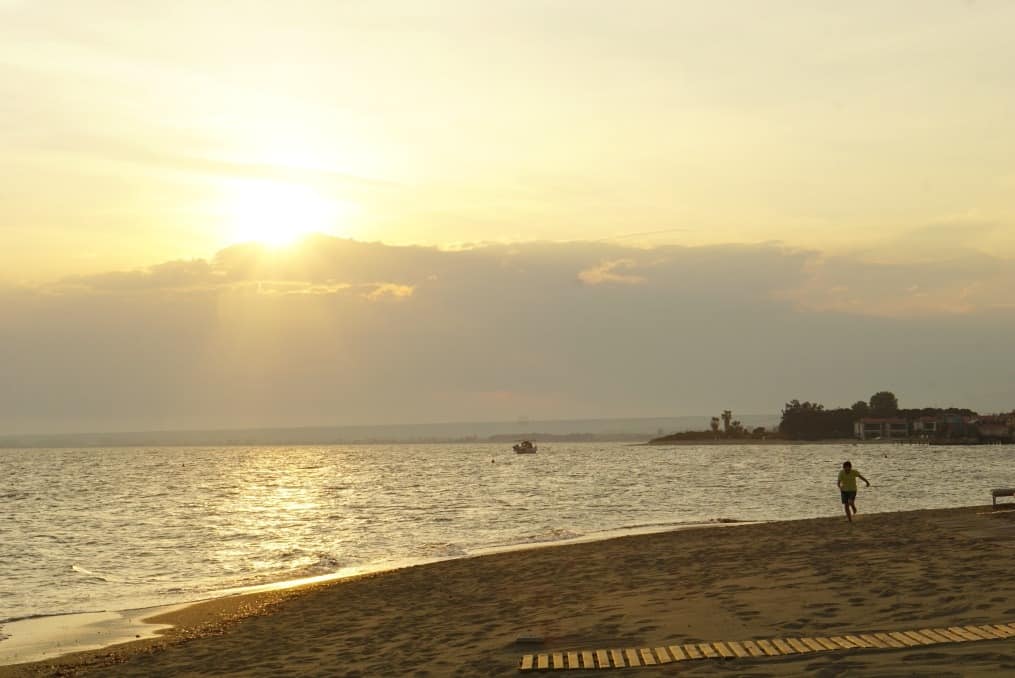A Beach Walk In Greece