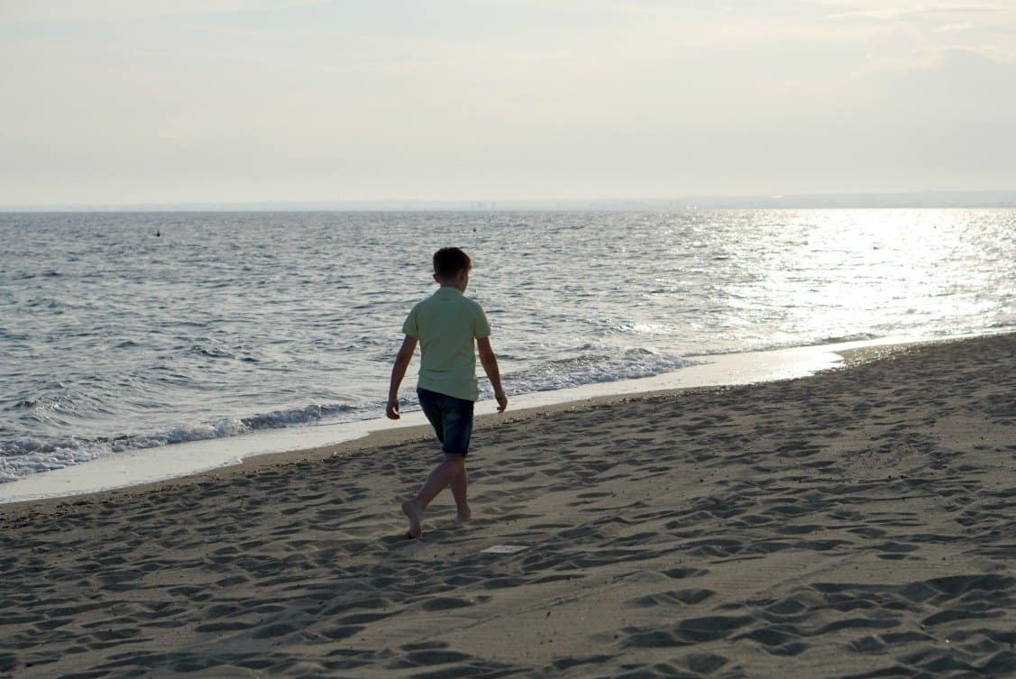 A Beach Walk In Greece