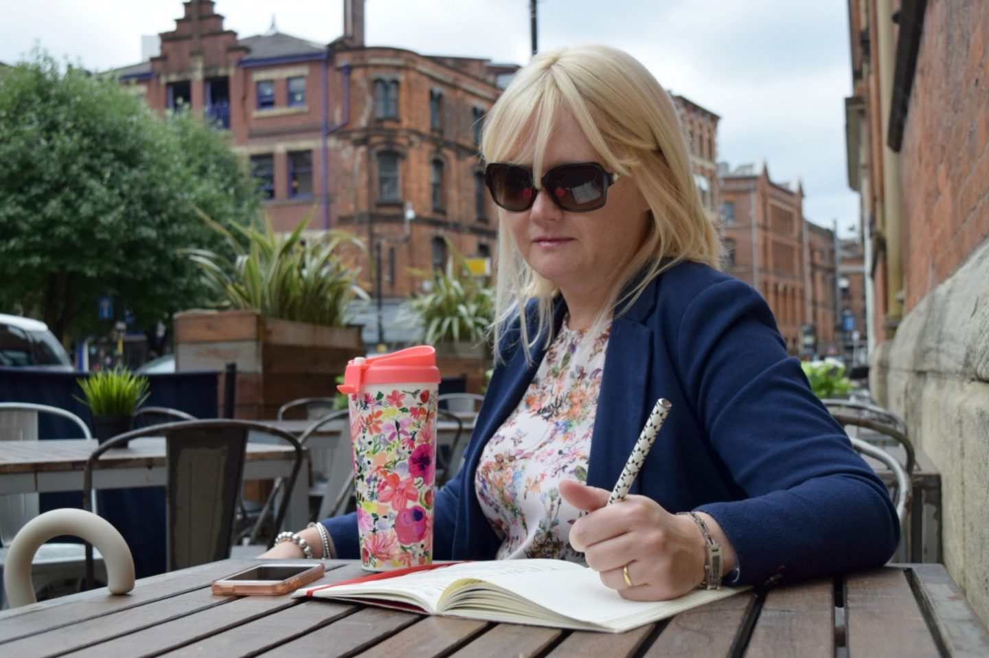 Taking notes in Manchester City Centrewww.extraordinarychaos.com