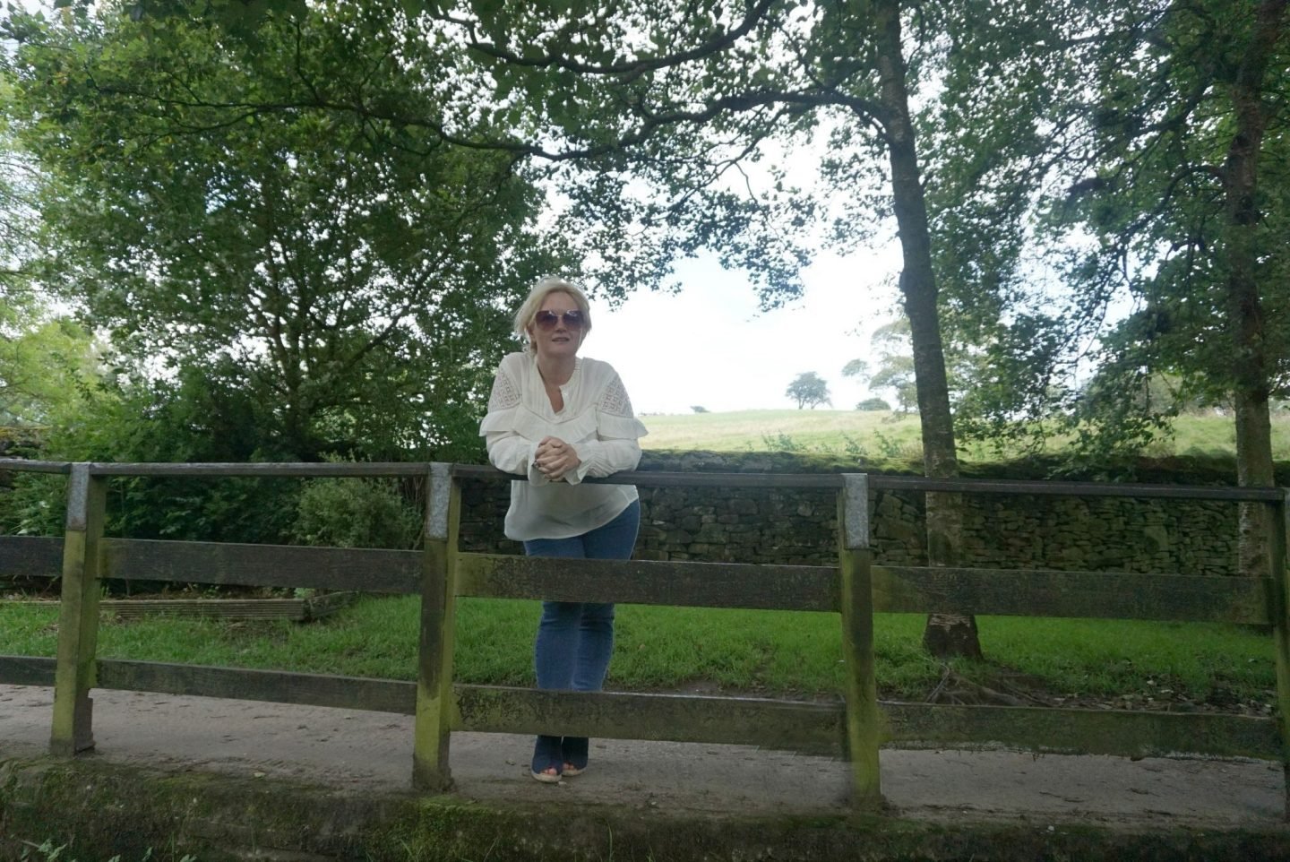 Floaty blouse and jeans From Laura Ashley www.extraordinarychaos.com