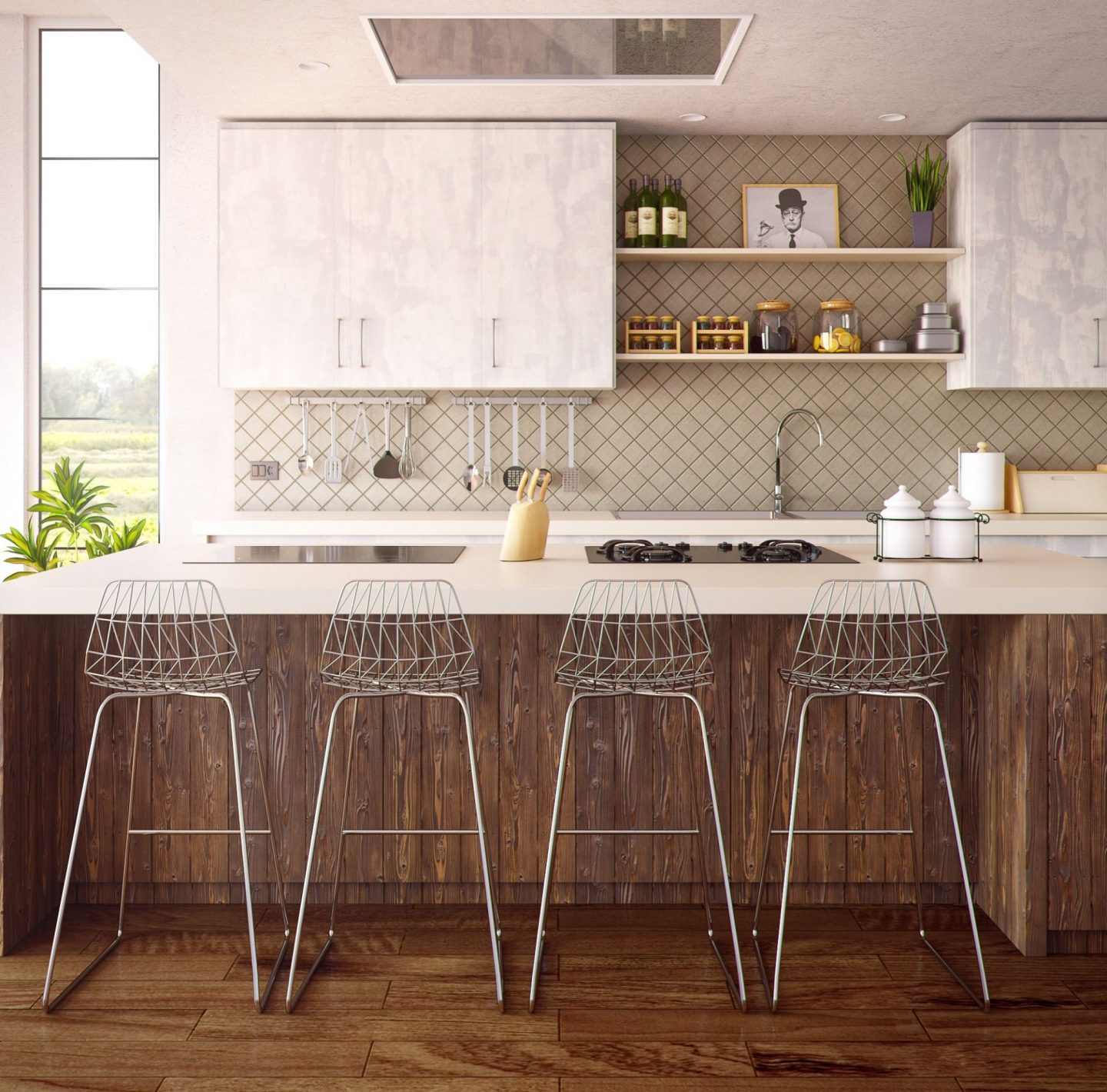 wooden kitchen floors to suit your kitchen www.extraordinarychaos.com