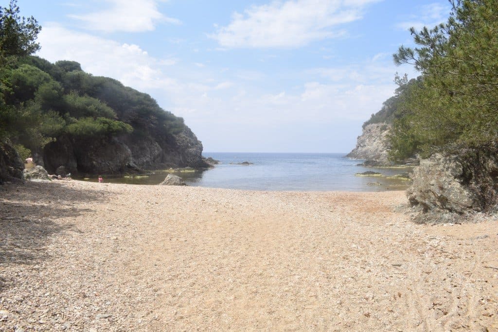 Beaches on Ile de Porquerolles, France