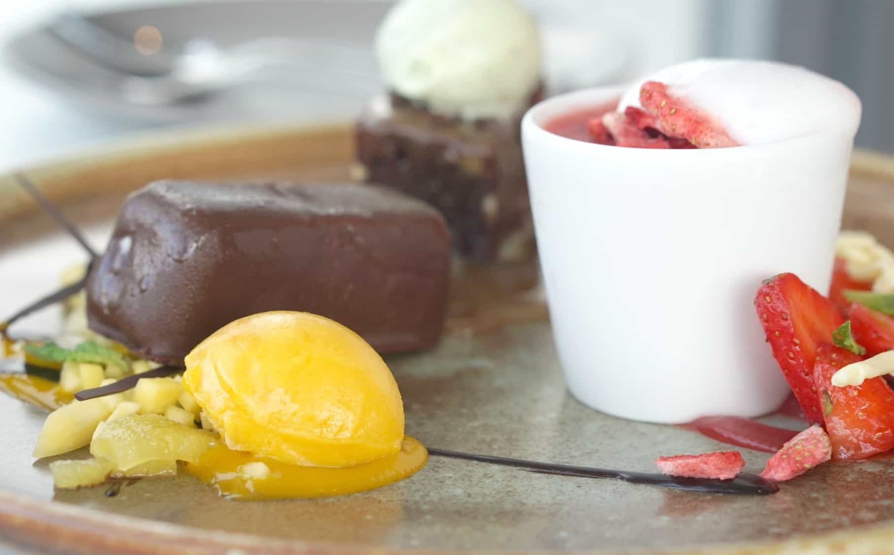 Dessert at Harvey Nick's Manchester