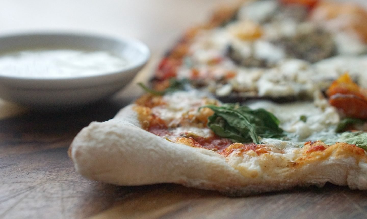 Home. made pizza base recipe using ingredients from the store cupboard