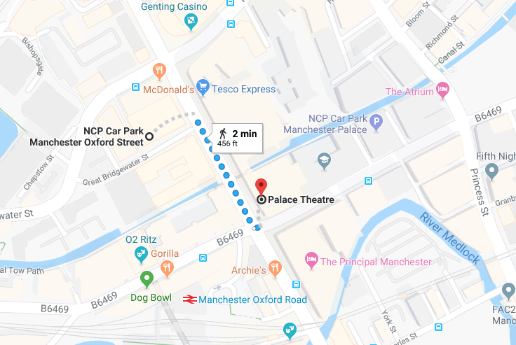 Where to park for the Opera House Manchester
