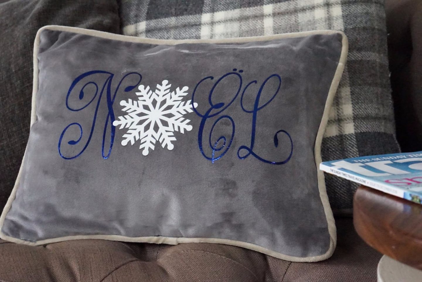 Creating a cushion with Iron On Vinyl