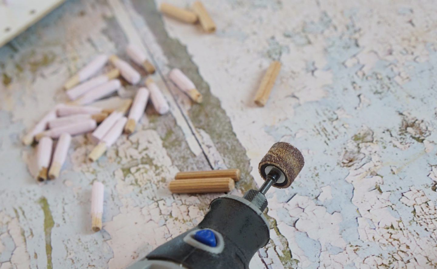Using the Dremel Multi tool to make a craft cupboard