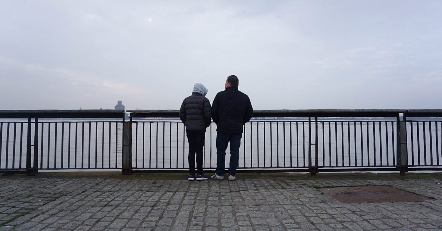 Overlooking Liverpool Waterfront