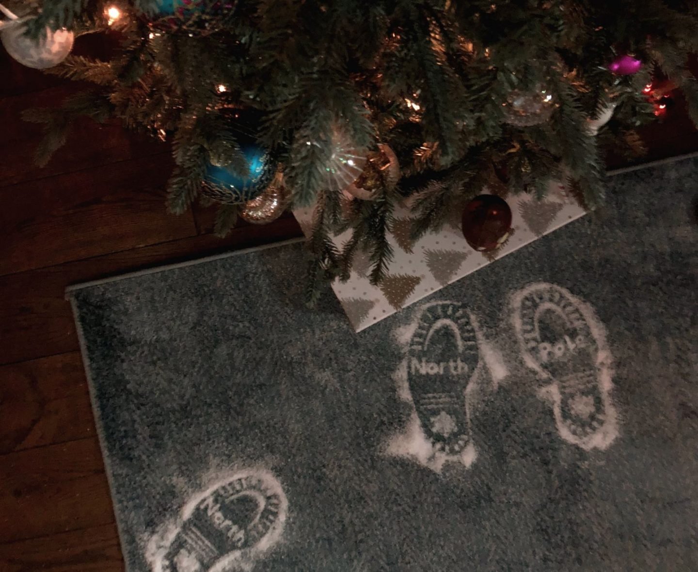 Santa bootprint template