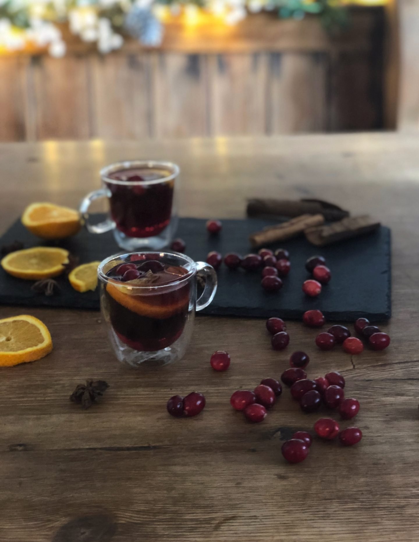 Slow Cooker Festive Mulled Sloe Gin made from Batch Whinberry Gin
