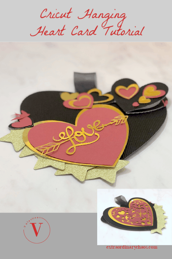 Cricut Hanging Valentines Day Card Tutorial