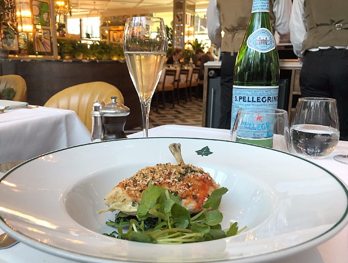 Lunch at the Ivy In Manchester