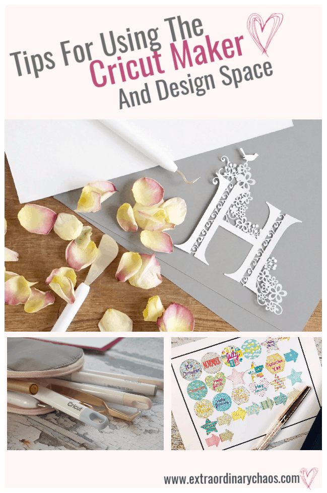 Tips for unsing the Cricut Design Space For beginners