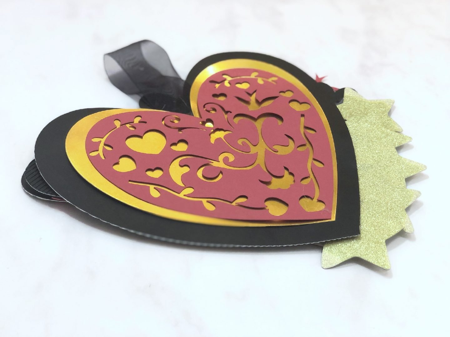 Valentine papercut