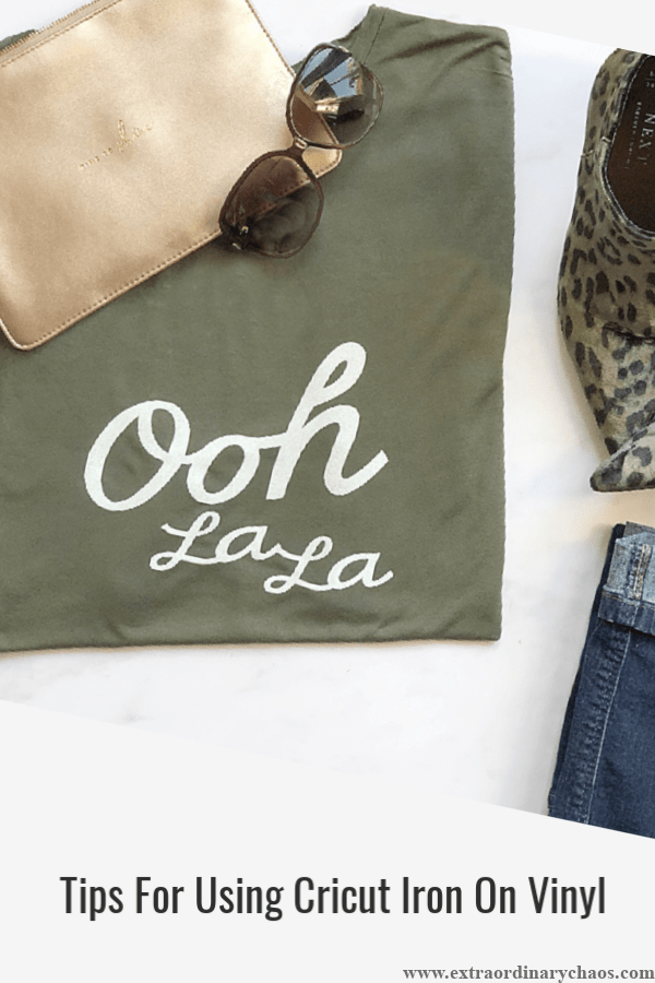 Tip For Using Cricut Iron On Vinyl
