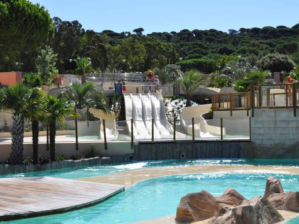 Water park and luxury camping