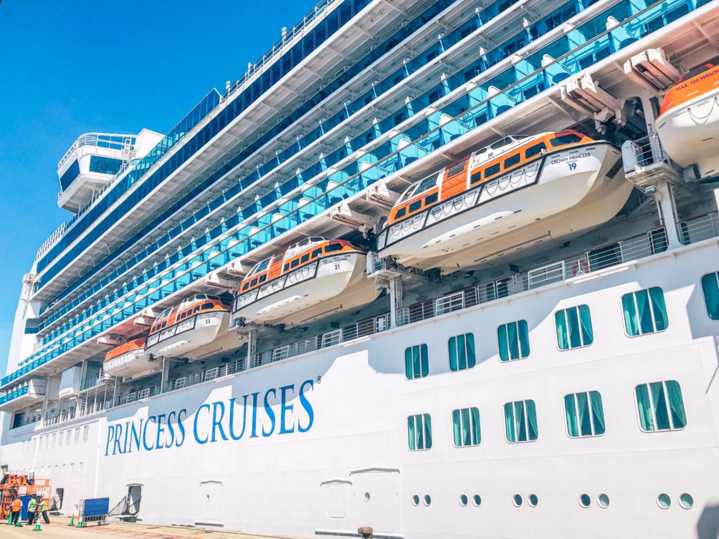 Crown Princess from Southampton