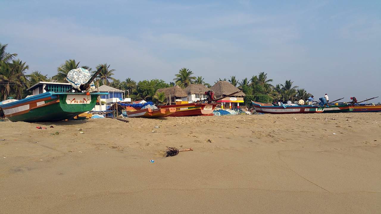 Beach in India