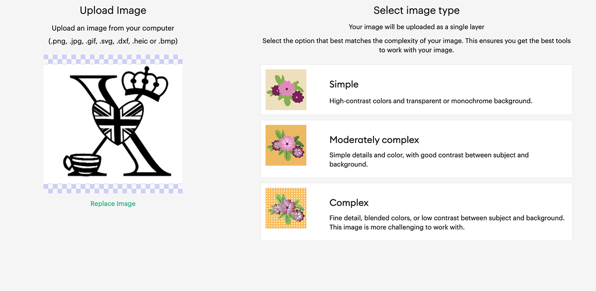 choose complex image