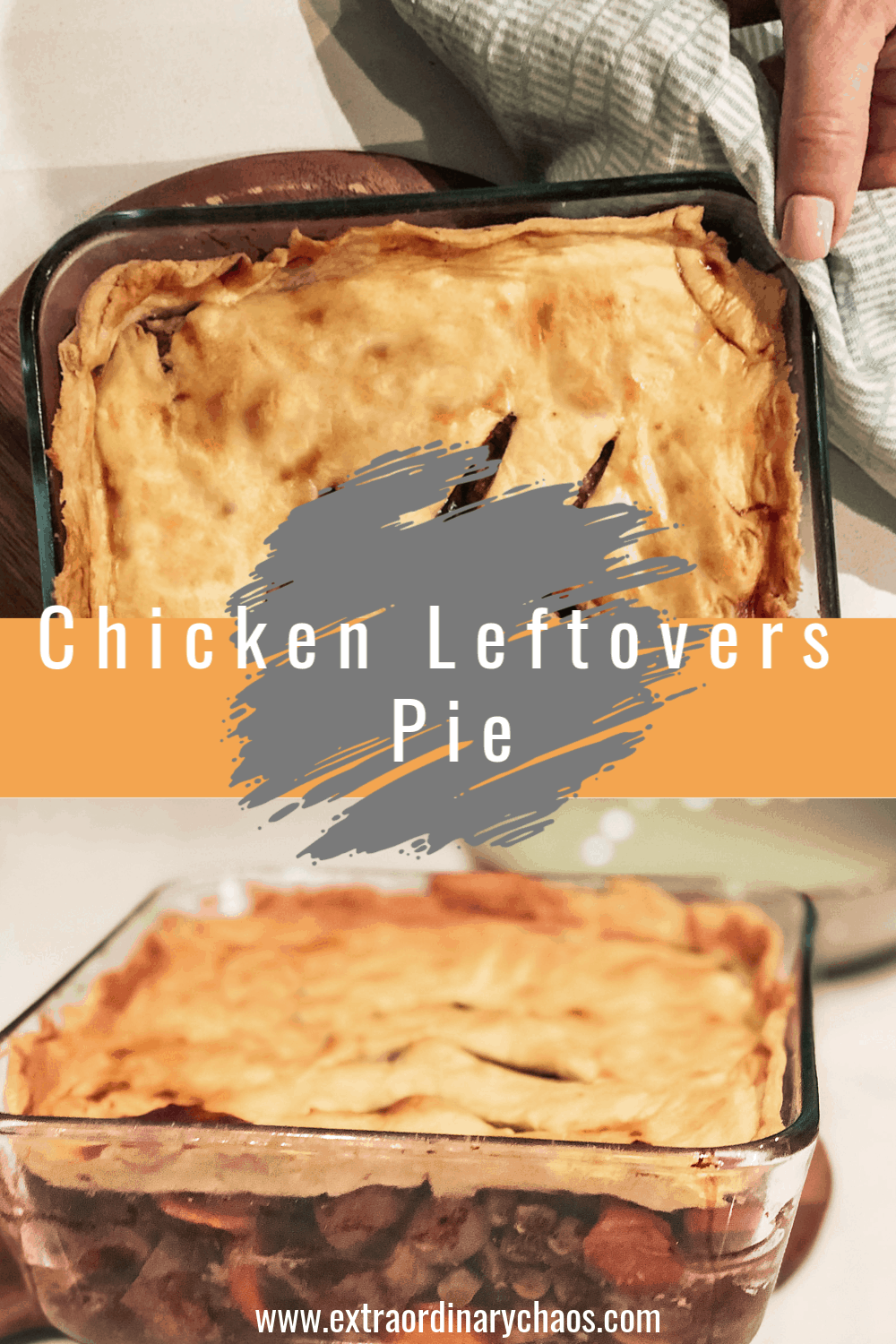 Chicken roast dinner leftovers pie a delicious easy midweek meal