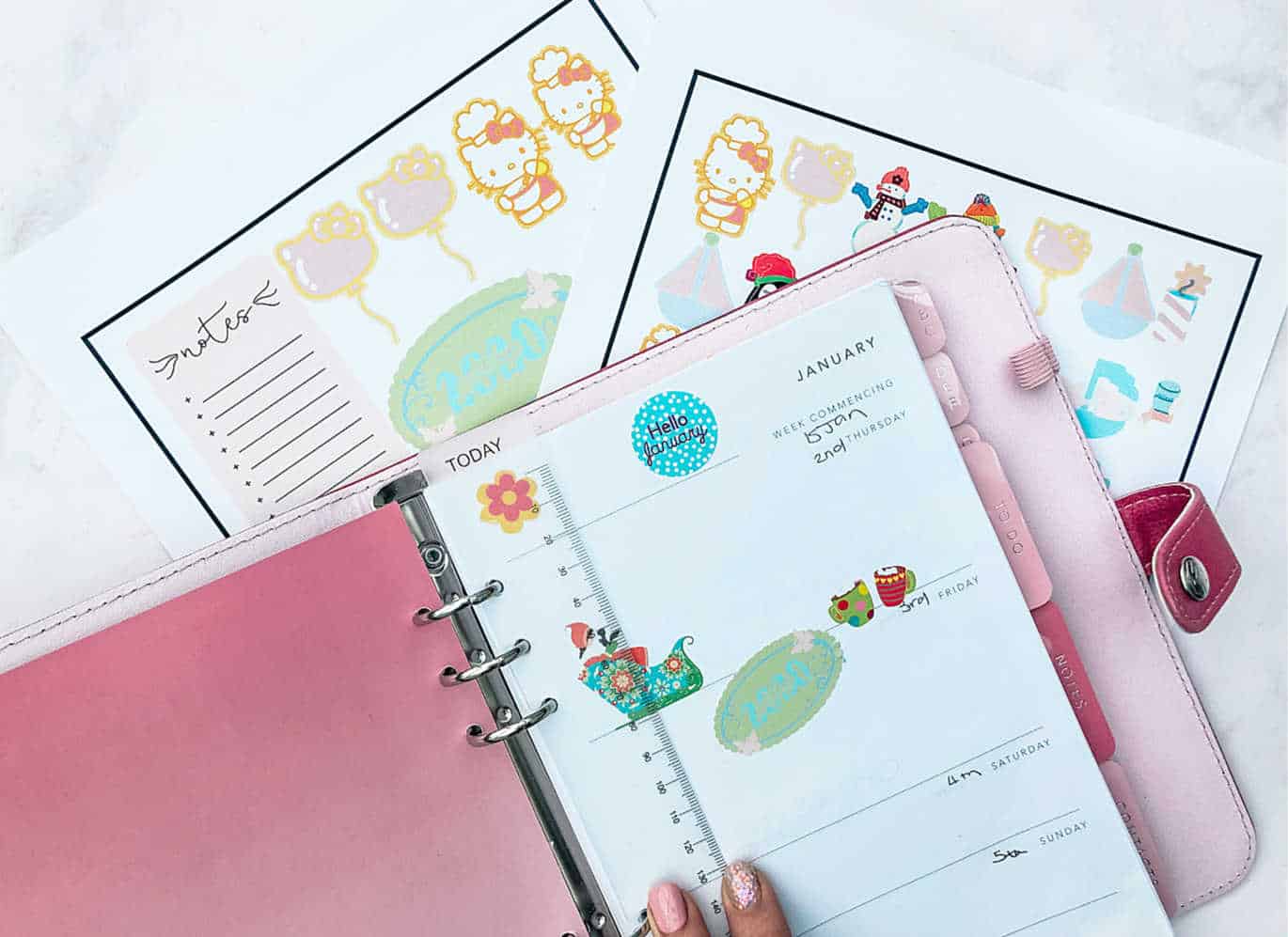 How to make Print and cut stickers