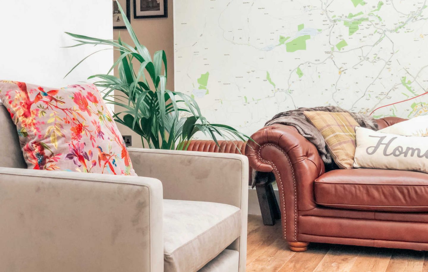 Modern Grey Velvet Chair