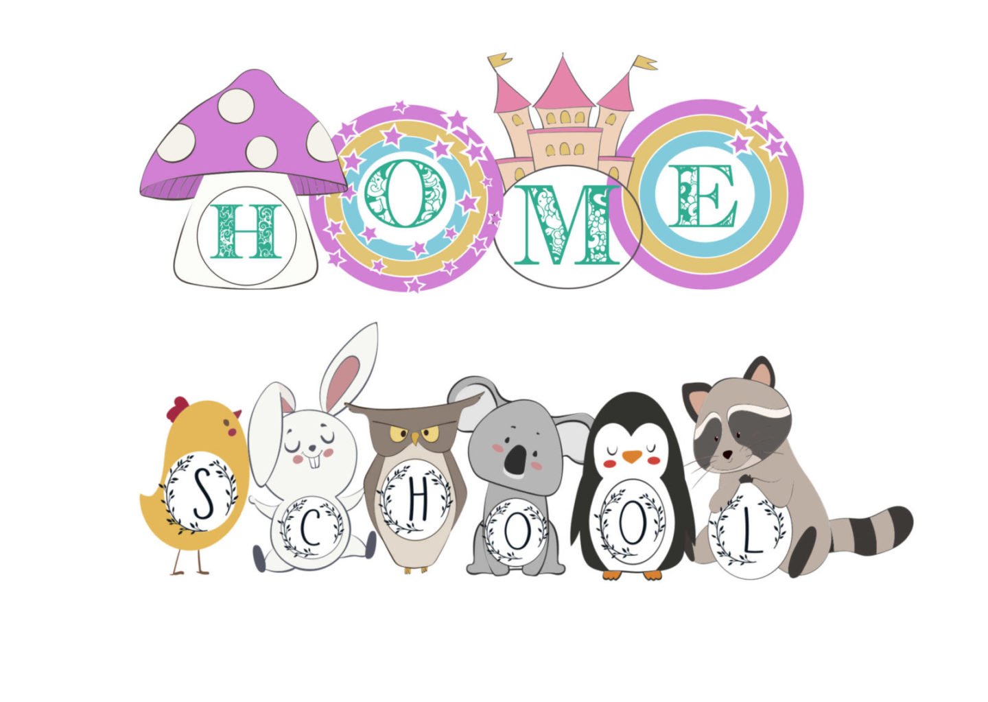 Home School -sign monogram maker