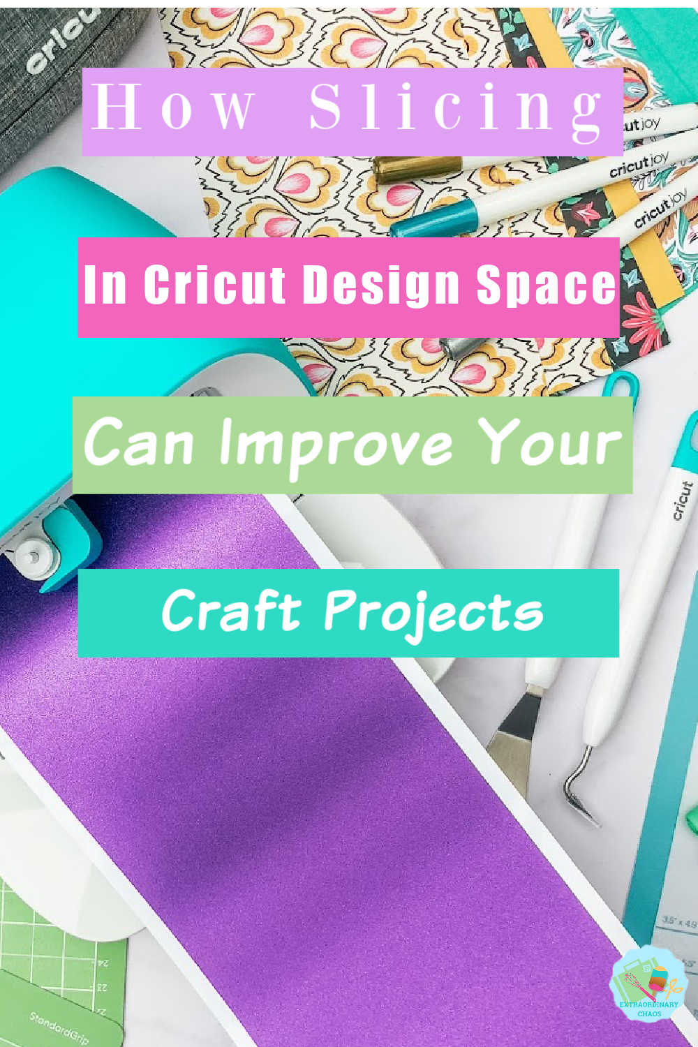 How Slicing in Cricut Design Space can improve your craft projects step by step tutorial on how to use slicing to improve your knowledge and skills if you are new to Cricut