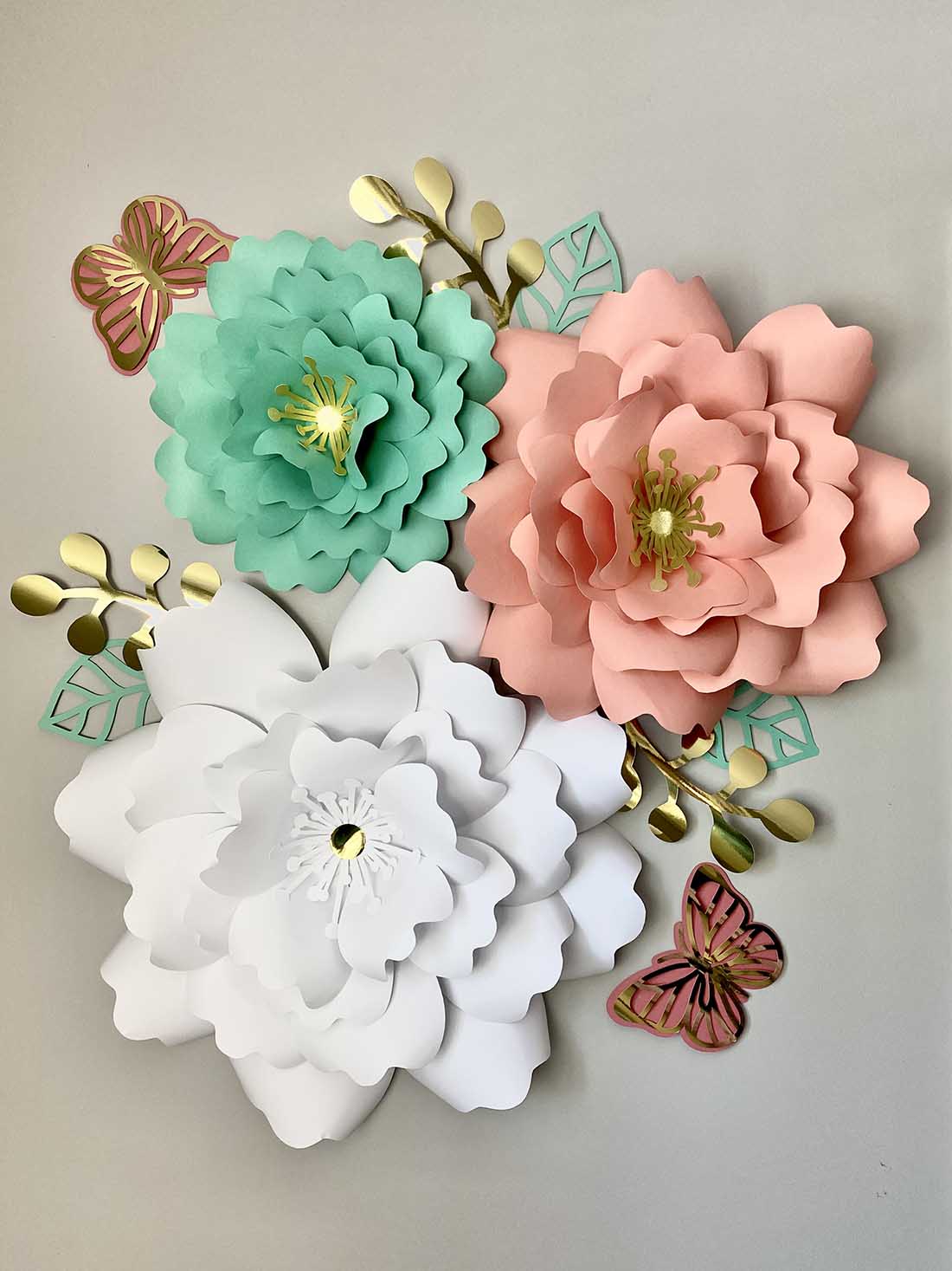 How to make paper flowers