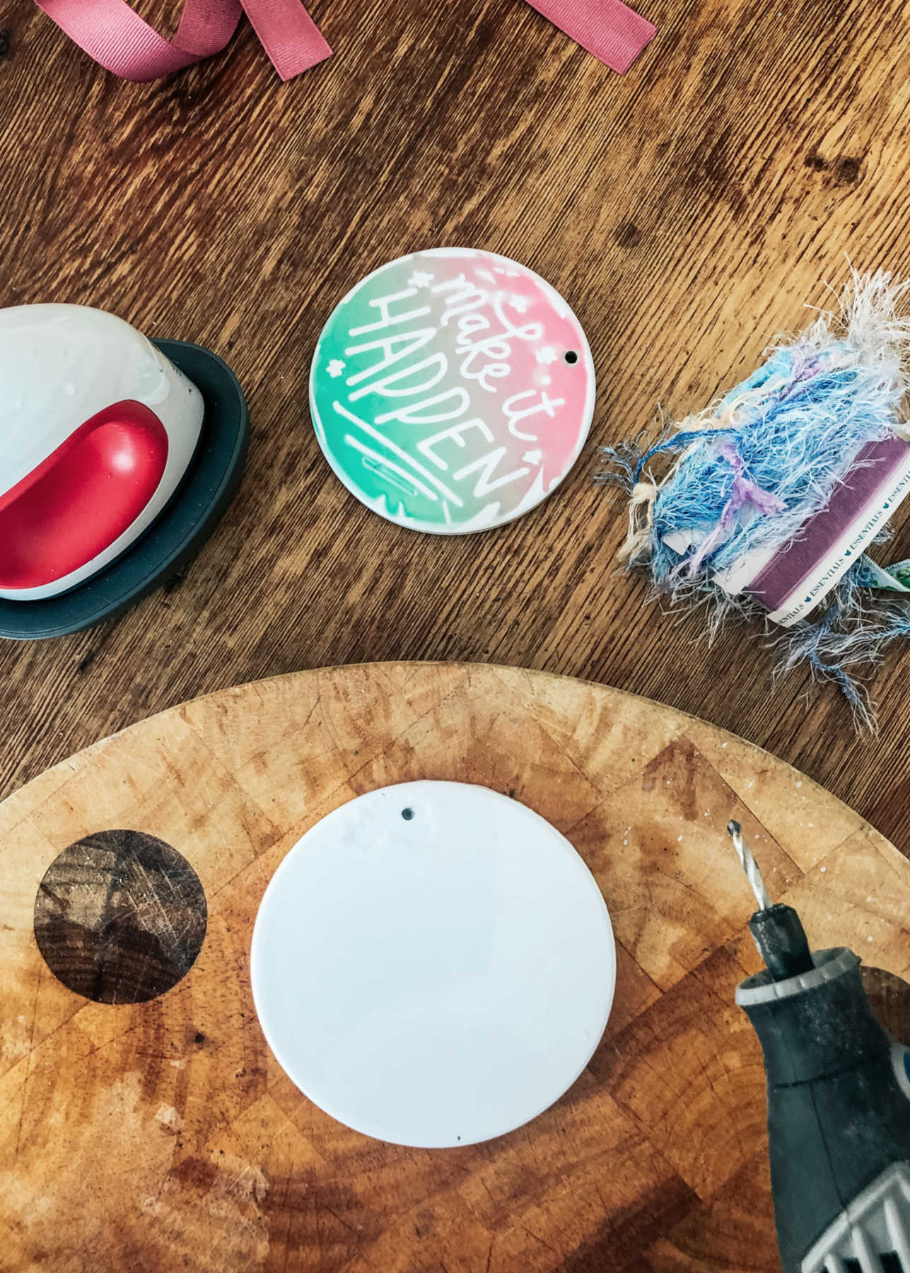 Easy Hanging Gifts With Infusible Ink Coasters