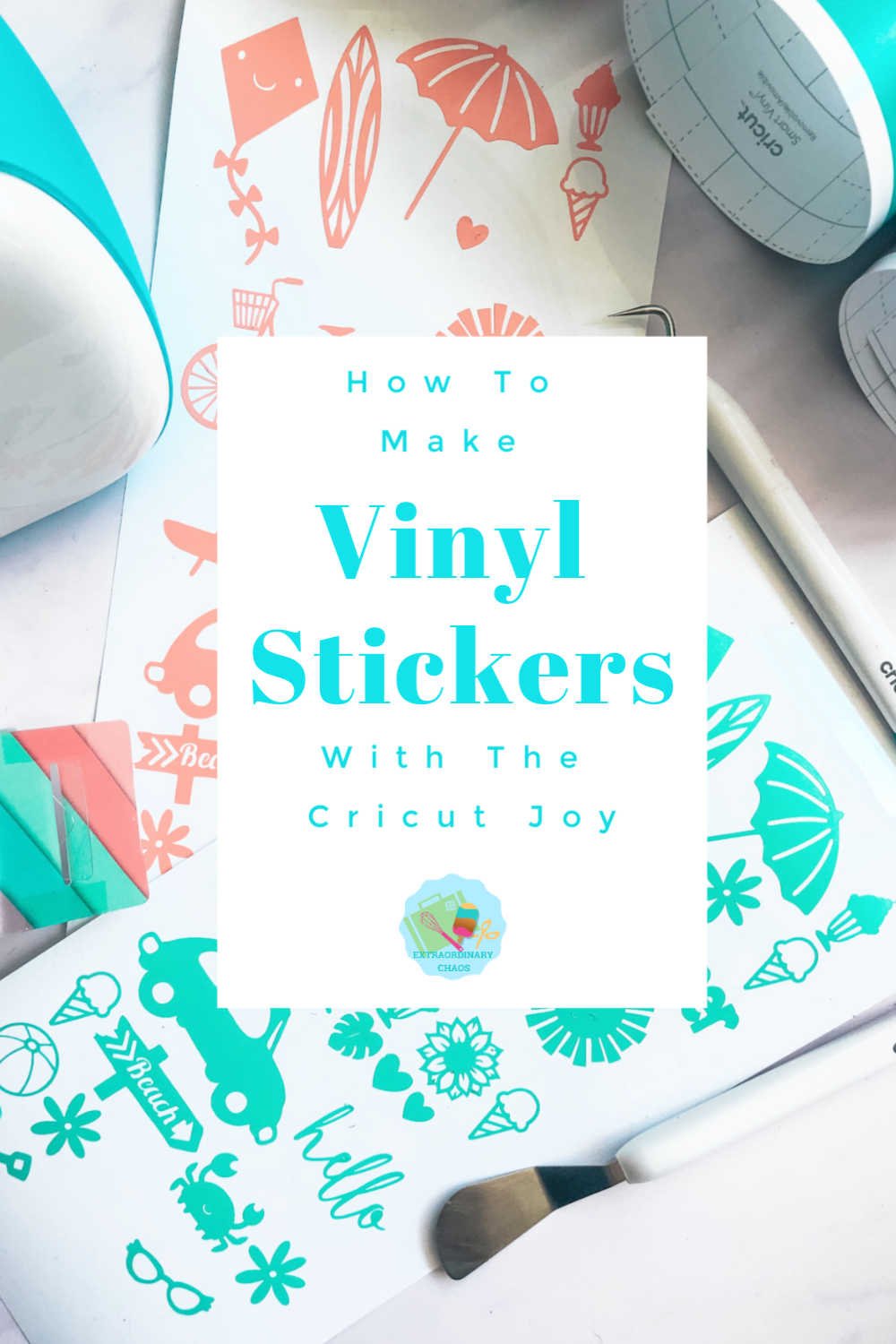 How To Make Cricut Vinyl Stickers, these can be made to sell for crafts and parties or used for scrapbooking and school work