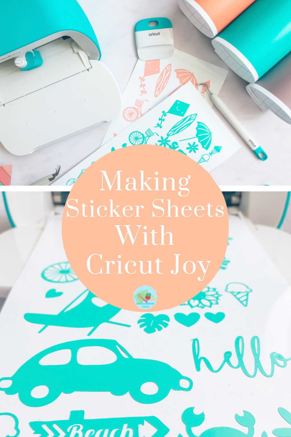How To Make Cricut Vinyl Stickers, to sell for crafts and parties or used for scrapbooking and school work