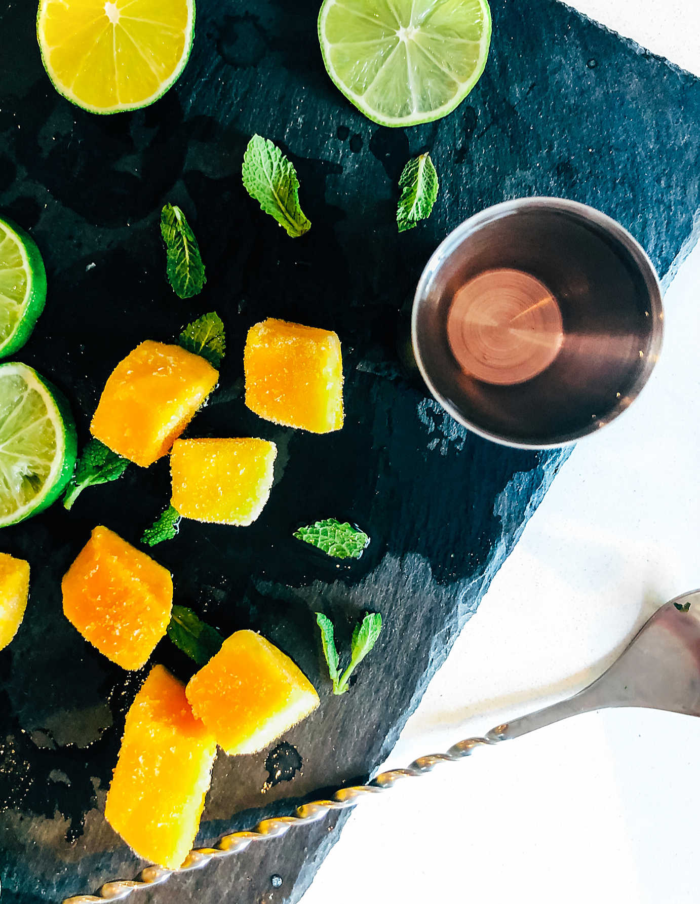 what you will need for this Frozen Mango And Vodka Cocktail