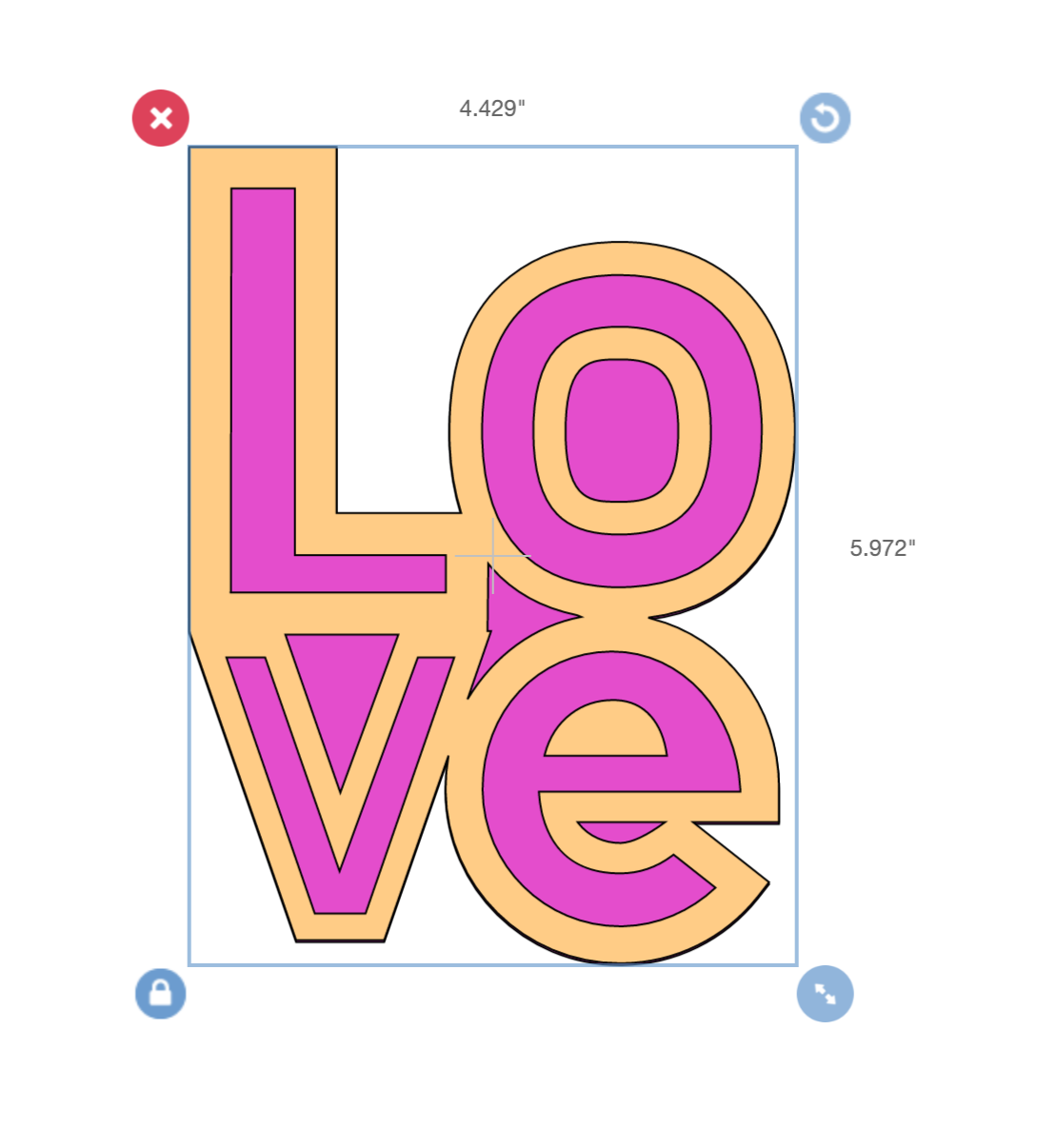align your images to ensure they cut to fit