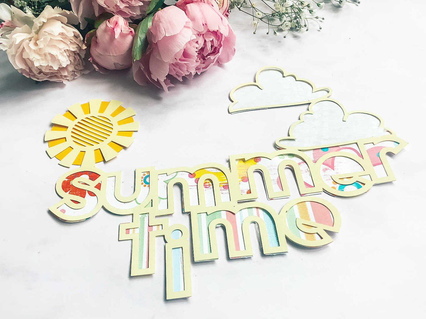 scrapbooking layout summer ideas