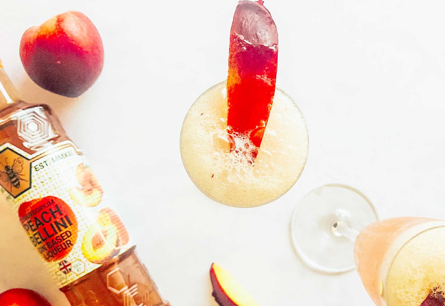 Peach flavoured gin